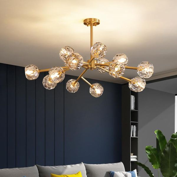 chandeliers modern light luxury simple household chandelier all copper crystal living room lamp bedroom dining atmospheric nordic lamps
chandeliers modern light luxury simple household chandelier all copper crystal living room lamp bedroom dining atmospheric nordic lamps