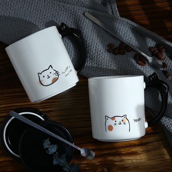 coffee cartoon mug cute white creative japanese cups water ceramic cat tazas originales with spoon lid office tableware ed50 mugs
coffee cartoon mug cute white creative japanese cups water ceramic cat tazas originales with spoon lid office tableware ed50 mugs