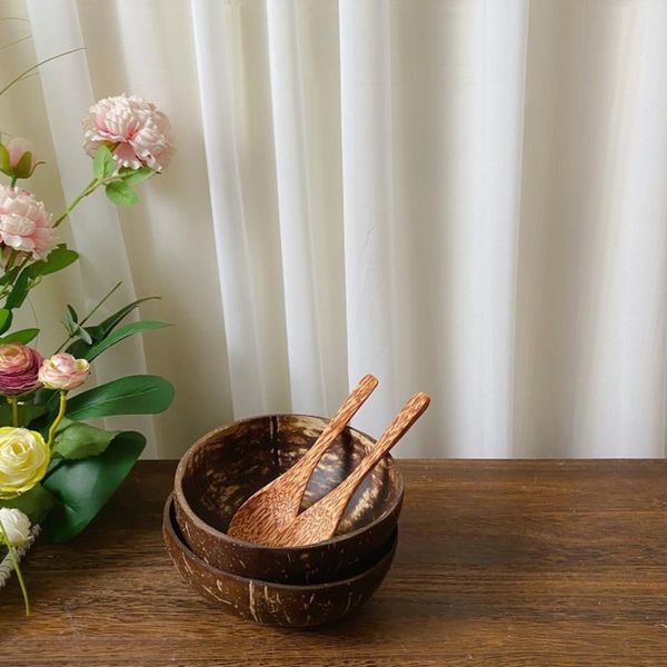 bowls natural coconut shell bowl spoon set vegetables fruit salad noodle rice wooden kitchen accessories
bowls natural coconut shell bowl spoon set vegetables fruit salad noodle rice wooden kitchen accessories