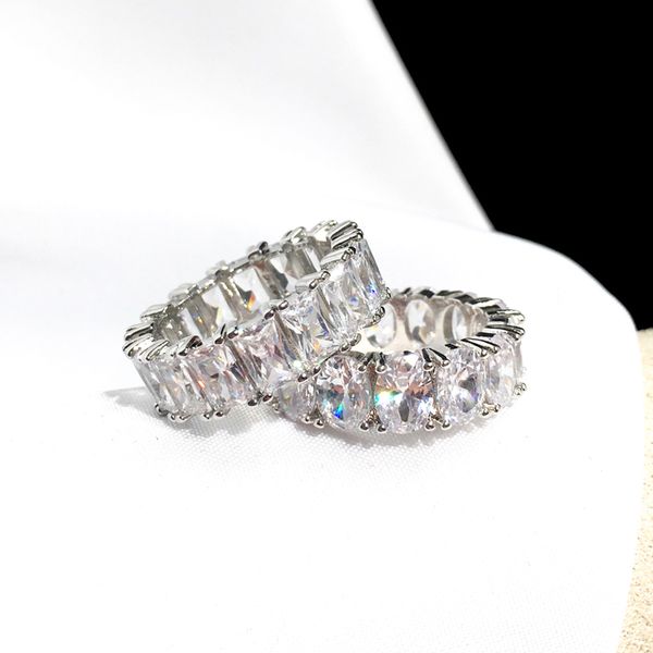 eternal love iced out couple rings woman prong setting zircon copper plating 18k ring for women fashion hip hop simple wedding engagement br, Silver
eternal love iced out couple rings woman prong setting zircon copper plating 18k ring for women fashion hip hop simple wedding engagement br, Silver