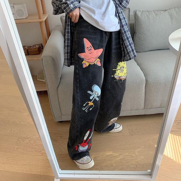 women's jeans women cartoon fashion loose rock harajuku cute hip hop pants autumn high street casual funny pant streetwear female, Blue
women's jeans women cartoon fashion loose rock harajuku cute hip hop pants autumn high street casual funny pant streetwear female, Blue