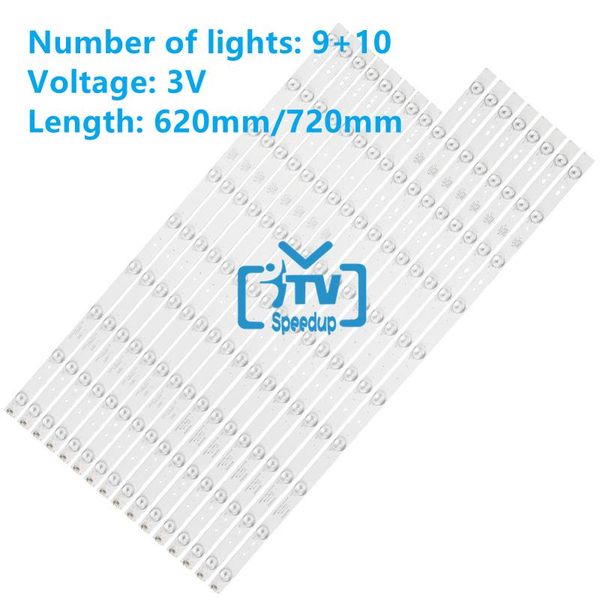 bar lights 3set=48pcs led light led65d9-03(a) led65d10-03(a) 30365009205 30365010206 for 65" tv u65h3 65a5m ls65al88k81 ls65al88u51a
bar lights 3set=48pcs led light led65d9-03(a) led65d10-03(a) 30365009205 30365010206 for 65" tv u65h3 65a5m ls65al88k81 ls65al88u51a