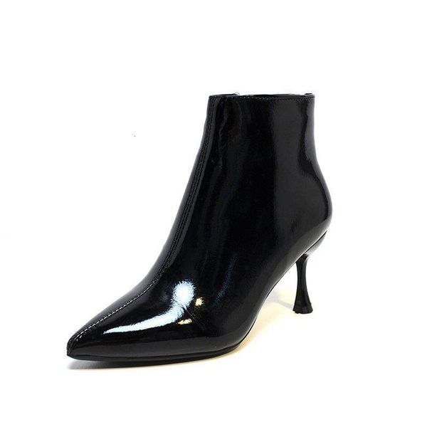 boots winter for woman fashion pointed toe shoes clear heels boots elegant stilettos zipper consice ankle 35-40 d5vi, Black
boots winter for woman fashion pointed toe shoes clear heels boots elegant stilettos zipper consice ankle 35-40 d5vi, Black