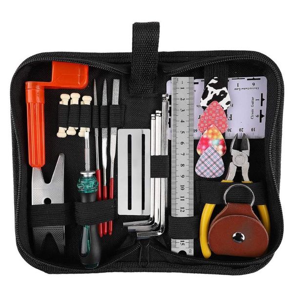 professional hand tool sets guitar repairing kit wire plier string organizer fingerboard protector hex wrenches files ruler action
professional hand tool sets guitar repairing kit wire plier string organizer fingerboard protector hex wrenches files ruler action