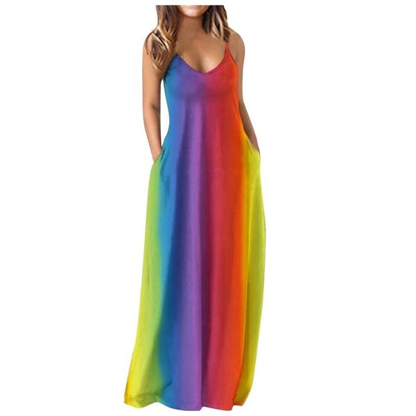 casual dresses fashion summer boho beach dress women's loose print pocket sleeveless maxi party club elegant 2021 spring, Black;gray
casual dresses fashion summer boho beach dress women's loose print pocket sleeveless maxi party club elegant 2021 spring, Black;gray