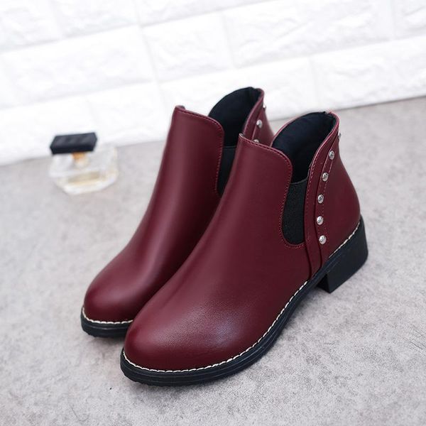 boots women shoes british style leather platform fashion rivet slip-on punk wedges zapatos mujer, Black
boots women shoes british style leather platform fashion rivet slip-on punk wedges zapatos mujer, Black