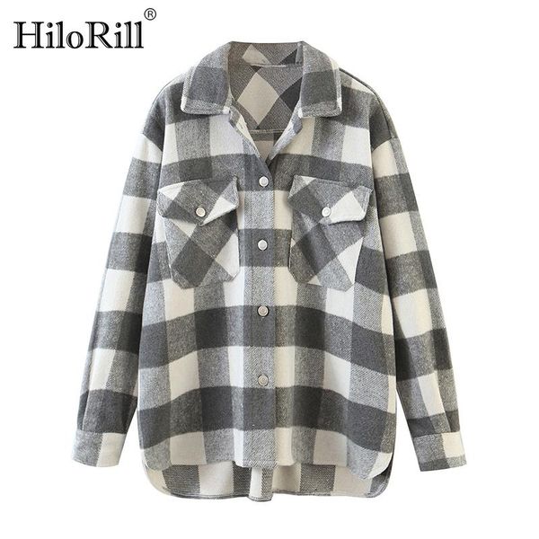 hilorll women vintage tweed plaid shirt jacket long sleeve single breasted coat with pockets turn down collar ladies jackets women's, Black;brown
hilorll women vintage tweed plaid shirt jacket long sleeve single breasted coat with pockets turn down collar ladies jackets women's, Black;brown
