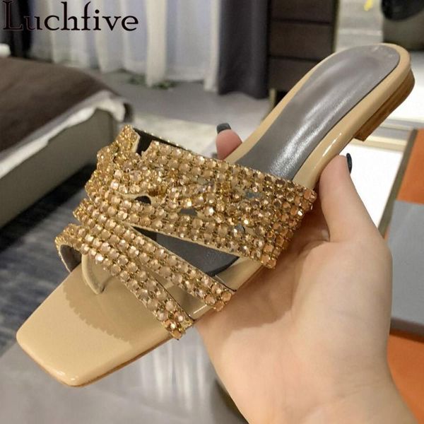 slippers crystal shiny flip flops women slip on square toe flat mules female shoes party wedding woman flats ladies summer, Black
slippers crystal shiny flip flops women slip on square toe flat mules female shoes party wedding woman flats ladies summer, Black