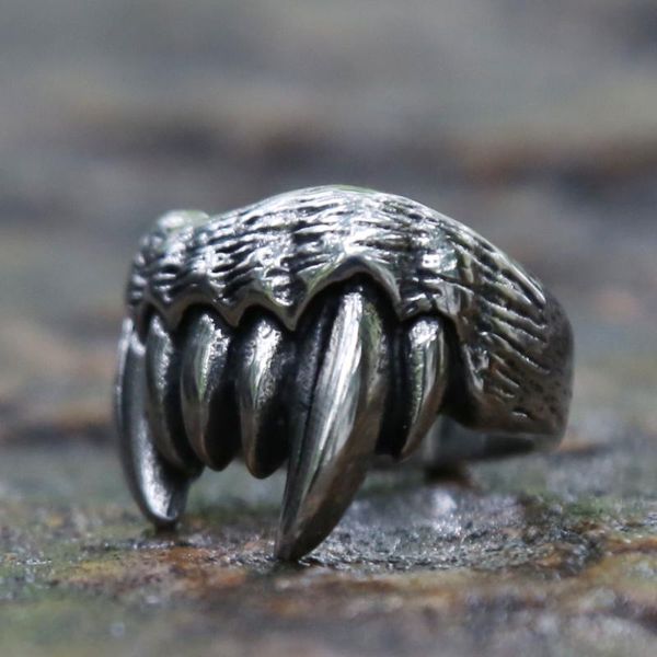 unique beast teeth ring men 316l stainless steel punk biker rings cool gothic devil male jewelry gift cluster, Golden;silver
unique beast teeth ring men 316l stainless steel punk biker rings cool gothic devil male jewelry gift cluster, Golden;silver