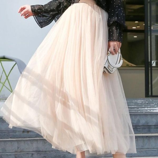 skirts mesh skirt 2021 autumn winter high waist slim temperament mid-length korean style women's b079, Black
skirts mesh skirt 2021 autumn winter high waist slim temperament mid-length korean style women's b079, Black