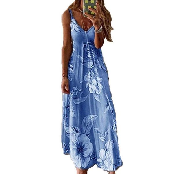 floral printed women robe summer 2021 fashion sleeveless spaghetti strap slim long dress plus size stretch 5xl casual dresses, Black;gray
floral printed women robe summer 2021 fashion sleeveless spaghetti strap slim long dress plus size stretch 5xl casual dresses, Black;gray