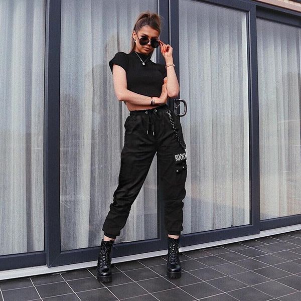 fashion hip-hop overalls ladies hippie full length high waist pants, chain printing casual jogging pants women trousers streetwe women', Black;white
fashion hip-hop overalls ladies hippie full length high waist pants, chain printing casual jogging pants women trousers streetwe women', Black;white