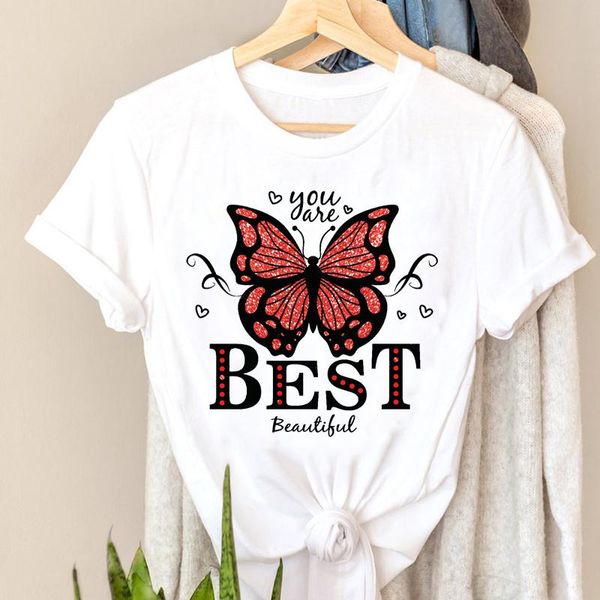 women letter butterfly courage girl cute t-shirt short sleeve graphic t shirts womens shirt print t-shirts tee stylish style female clothes, White
women letter butterfly courage girl cute t-shirt short sleeve graphic t shirts womens shirt print t-shirts tee stylish style female clothes, White
