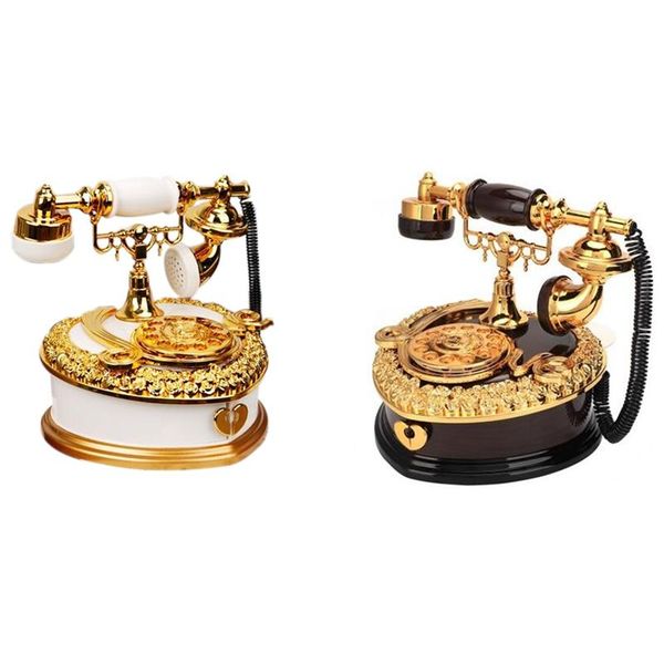 retro heart shaped telephone model music box birthday gift home ornament decoration antique carved wooden hand crank storage boxes & bins
retro heart shaped telephone model music box birthday gift home ornament decoration antique carved wooden hand crank storage boxes & bins