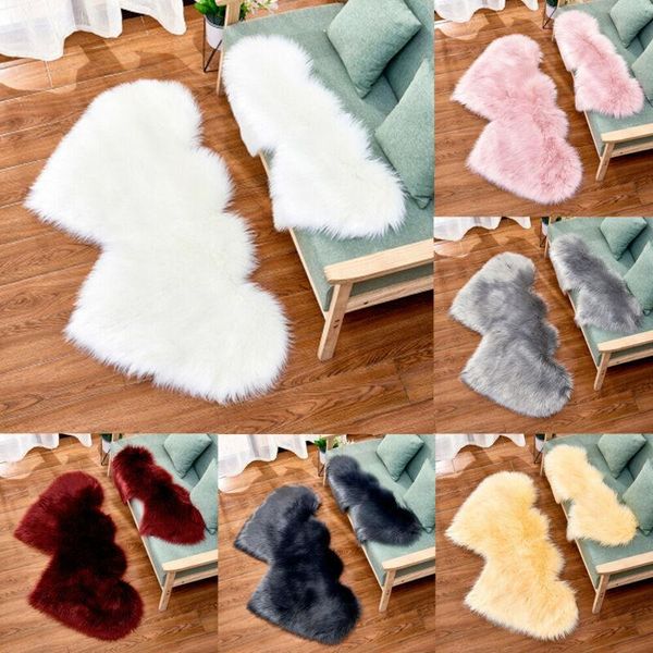 artificial wool heart shaped rug bedroom soft area mat long hairy solid color shaggy carpet love shape fur rugs carpets
artificial wool heart shaped rug bedroom soft area mat long hairy solid color shaggy carpet love shape fur rugs carpets