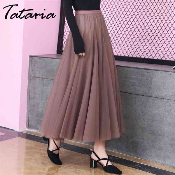 tulle skirts womens midi pleated women spring high waist a line mesh tutu female elastic long 210514, Black
tulle skirts womens midi pleated women spring high waist a line mesh tutu female elastic long 210514, Black