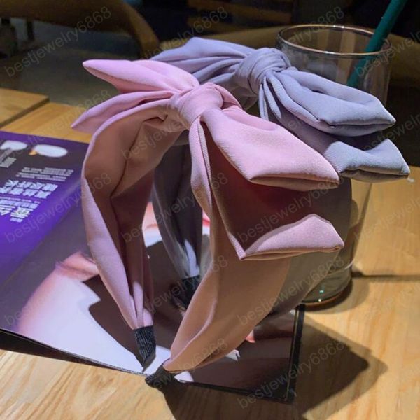 fashion women headwear solid color hairband wide side turban big bowknot headbands casual hair accessories, Silver
fashion women headwear solid color hairband wide side turban big bowknot headbands casual hair accessories, Silver