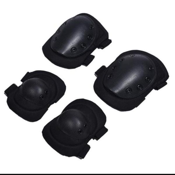 elbow & knee pads 4pcs tactical combat protective pad set 2x protector + cycling climbing, Black;gray
elbow & knee pads 4pcs tactical combat protective pad set 2x protector + cycling climbing, Black;gray
