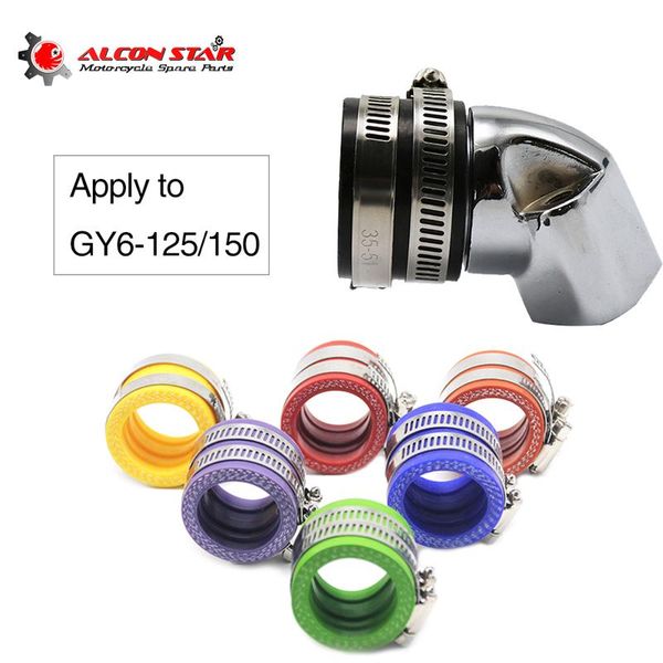 alconstar aluminum 35mm carburetor intake pipe adapter manifold interface boot for gy6 125cc 150cc engine scooter motorcycle fuel system
alconstar aluminum 35mm carburetor intake pipe adapter manifold interface boot for gy6 125cc 150cc engine scooter motorcycle fuel system