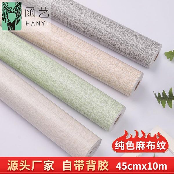 wallpapers solid color linen pattern tv background wallpaper self pasting bedroom living room wall decoration
wallpapers solid color linen pattern tv background wallpaper self pasting bedroom living room wall decoration