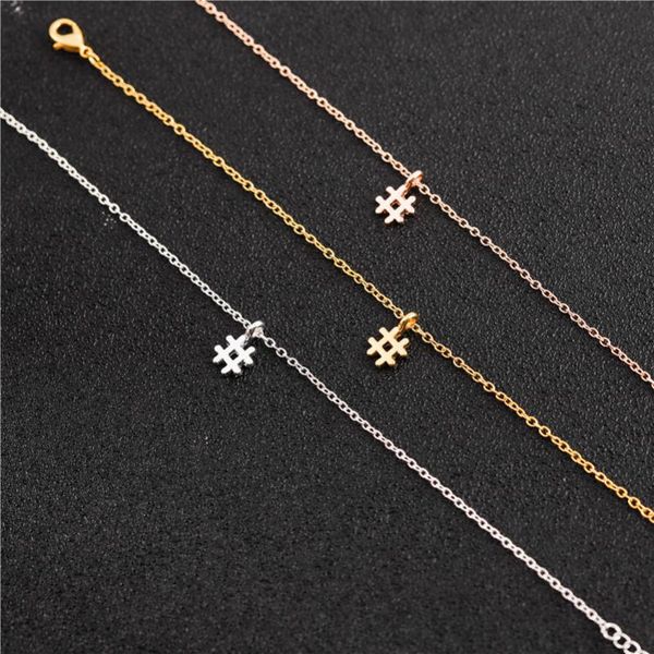 gift alphabet trendy symbol # necklaces typography letter pendant necklace small name hashtag simple initial sign jewelry, Silver
gift alphabet trendy symbol # necklaces typography letter pendant necklace small name hashtag simple initial sign jewelry, Silver