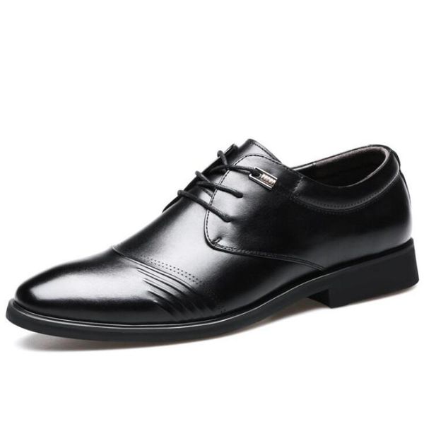 dress shoes business men spring leather men's metal british man formal breathable office flats for male, Black
dress shoes business men spring leather men's metal british man formal breathable office flats for male, Black