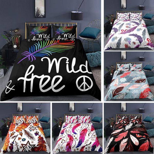 bedding sets fashion 3d multicolor feather print duvet cover+pillowcase single twin king bed set 6 style
bedding sets fashion 3d multicolor feather print duvet cover+pillowcase single twin king bed set 6 style