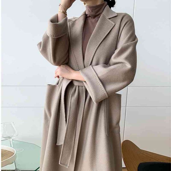 2021 autumn and winter new pure cashmere water corrugated double-sided wool m home bathrobe coat l, Black
2021 autumn and winter new pure cashmere water corrugated double-sided wool m home bathrobe coat l, Black
