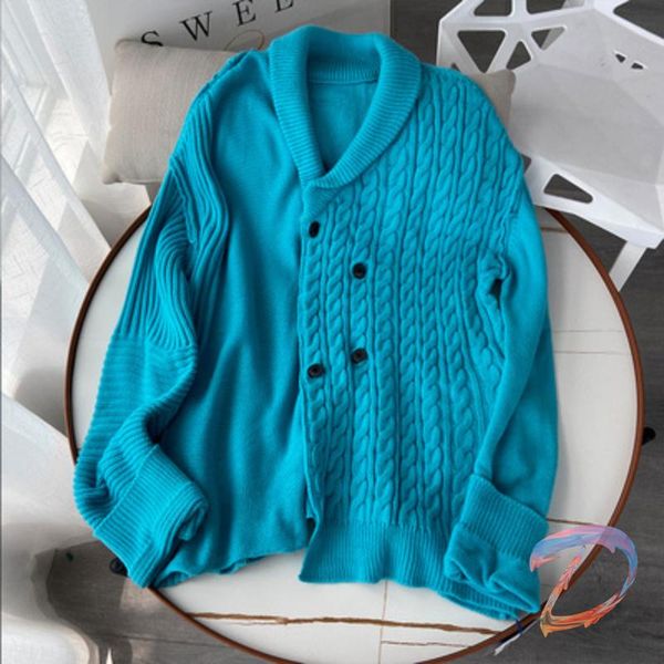 men's sweaters adererror sweater coat women's outer wear wool twist woven asymmetric stitching cardigan retro knitted, White;black
men's sweaters adererror sweater coat women's outer wear wool twist woven asymmetric stitching cardigan retro knitted, White;black