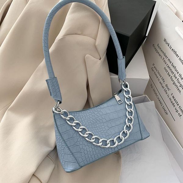 fashion design women's armpit handbags crocodile pattern pu leather ladies baguette bag high quailty clutch small shoulder bags cross b
fashion design women's armpit handbags crocodile pattern pu leather ladies baguette bag high quailty clutch small shoulder bags cross b