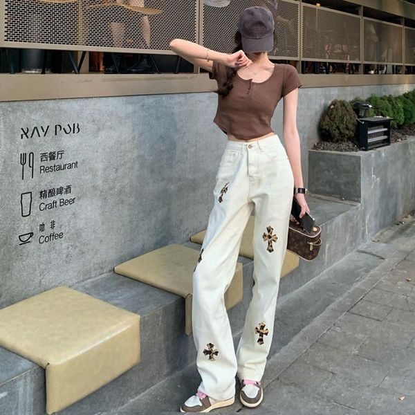 women's jeans white woman high waist 2021 streetwear baggy mom vintage denim trousers pocket washed casual fashion y2k pants, Blue
women's jeans white woman high waist 2021 streetwear baggy mom vintage denim trousers pocket washed casual fashion y2k pants, Blue