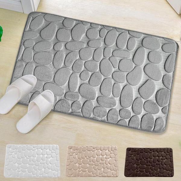 bath mats non-slip home bathroom mat cobblestone embossed carpet bedroom floor lavatory toilet washable rug decor memory foam pad
bath mats non-slip home bathroom mat cobblestone embossed carpet bedroom floor lavatory toilet washable rug decor memory foam pad