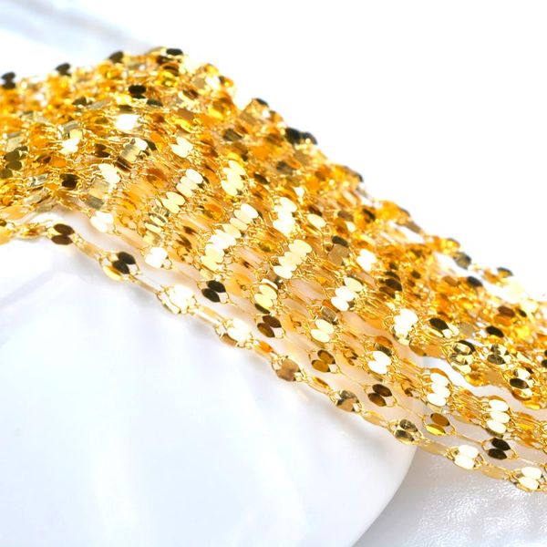 chains nymph pure 18k yellow gold necklace chian au750 fine jewelry wedding for women gift, Silver
chains nymph pure 18k yellow gold necklace chian au750 fine jewelry wedding for women gift, Silver