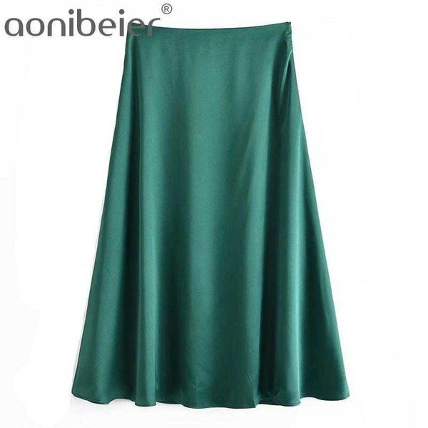 women's skirts summer casual satin high waist maxi female side zipper long skirt ankle length 210604, Black
women's skirts summer casual satin high waist maxi female side zipper long skirt ankle length 210604, Black