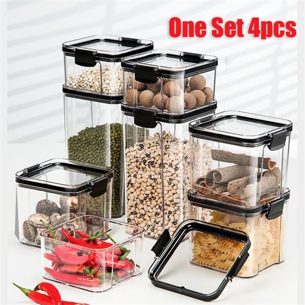 storage bottles & jars large capacity food stackable container plastic home kitchen snack multigrain tank transparent sealed jar
storage bottles & jars large capacity food stackable container plastic home kitchen snack multigrain tank transparent sealed jar