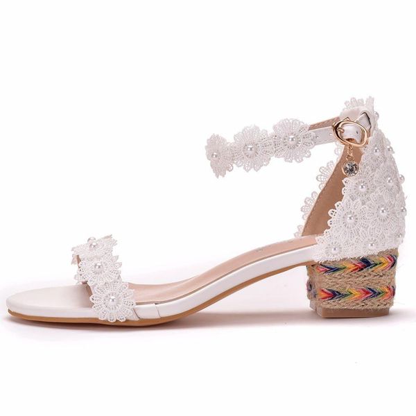 sandals women wedding shoes wee high heels white pearl lace bridal sandals summer strap ankle platform pumps, Black
sandals women wedding shoes wee high heels white pearl lace bridal sandals summer strap ankle platform pumps, Black
