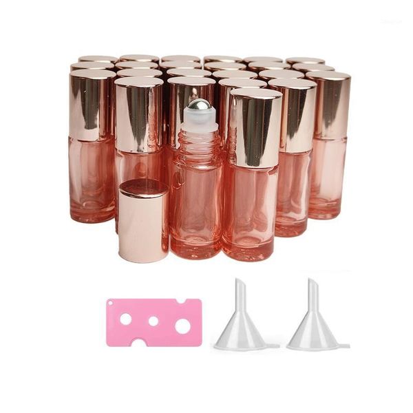 storage bottles & jars 24pcs 5ml glass roller empty essential oils vials perfume bottle cosmetic for traveler with ball
storage bottles & jars 24pcs 5ml glass roller empty essential oils vials perfume bottle cosmetic for traveler with ball
