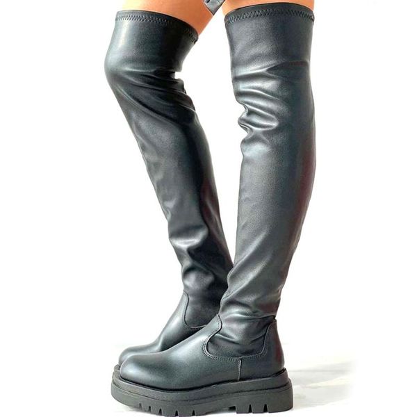 boots lapolaka brand skidproof platform easy walk over the knee woman black fashion casual shoes leisure cool
boots lapolaka brand skidproof platform easy walk over the knee woman black fashion casual shoes leisure cool