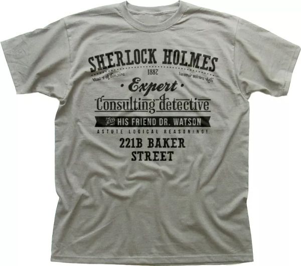 Sherlock Holmes Watson Benedict Cumberbatch BBC zinc cotton t-shirt 9844, White;black
Sherlock Holmes Watson Benedict Cumberbatch BBC zinc cotton t-shirt 9844, White;black