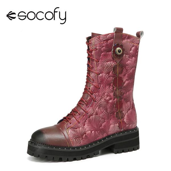 boots socofy natural ginkgo leaf print embossed womens shoes leather comfy wearable casual short fashion style mid-calf, Black
boots socofy natural ginkgo leaf print embossed womens shoes leather comfy wearable casual short fashion style mid-calf, Black