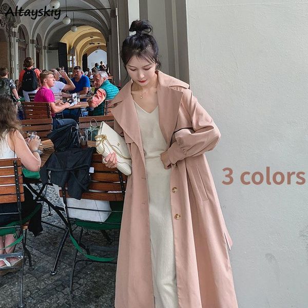 women's trench coats women spring coat korean clothes elegant date wear feminino lovely ins england style trendy adjustable waist slim, Tan;black
women's trench coats women spring coat korean clothes elegant date wear feminino lovely ins england style trendy adjustable waist slim, Tan;black