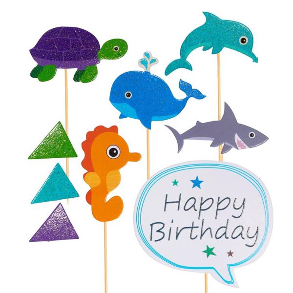 other festive & party supplies 7pcs cake ers sea animals paper decoration set for birthday
other festive & party supplies 7pcs cake ers sea animals paper decoration set for birthday