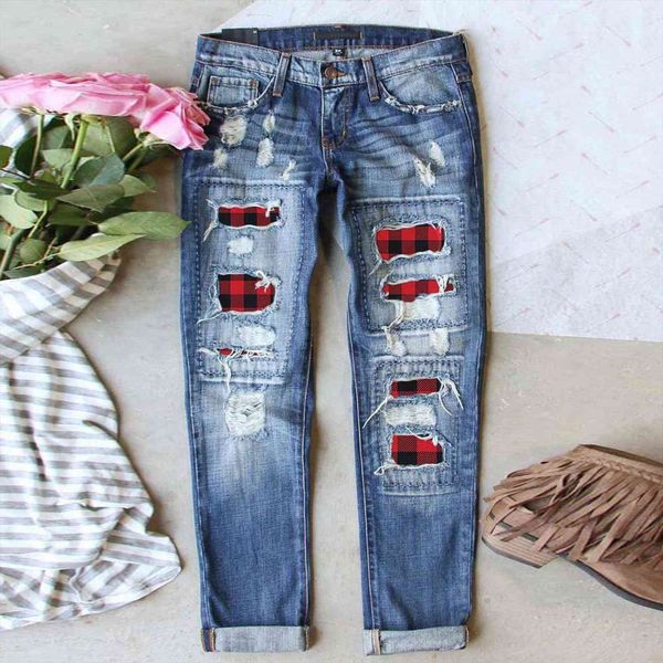 fashion ripped hole plaid patch women shorts patchwork long jeans denim pants trousers, White;black
fashion ripped hole plaid patch women shorts patchwork long jeans denim pants trousers, White;black