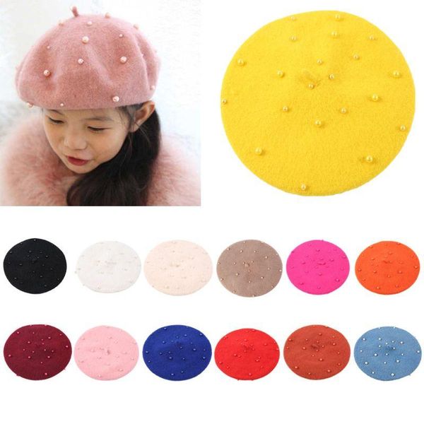caps & hats children kids autumn cute painter beret cap faux pearl embellishment candy solid color woolen flat hat retro artist 40jc, Yellow
caps & hats children kids autumn cute painter beret cap faux pearl embellishment candy solid color woolen flat hat retro artist 40jc, Yellow