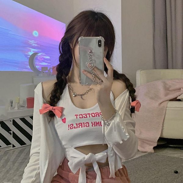 women's tanks & camis tube the spice girls show thin vest female outfit design feeling neck hung 2021 small sweet summer, White
women's tanks & camis tube the spice girls show thin vest female outfit design feeling neck hung 2021 small sweet summer, White