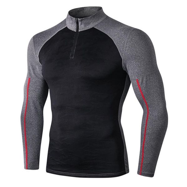 running jackets jacket men jogging sweatshirt sport zipper long sleeve t shirt compression mens gym tshirt man, Black;red
running jackets jacket men jogging sweatshirt sport zipper long sleeve t shirt compression mens gym tshirt man, Black;red