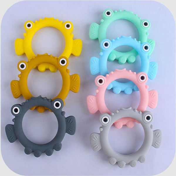 ootdty bpa cartoon fish silicone baby teether toddler molar teeth pain relief kids teething toys supplies
ootdty bpa cartoon fish silicone baby teether toddler molar teeth pain relief kids teething toys supplies