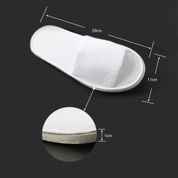 pairs spa el guest slippers open toe towelling disposable terry style breathable, Black
pairs spa el guest slippers open toe towelling disposable terry style breathable, Black