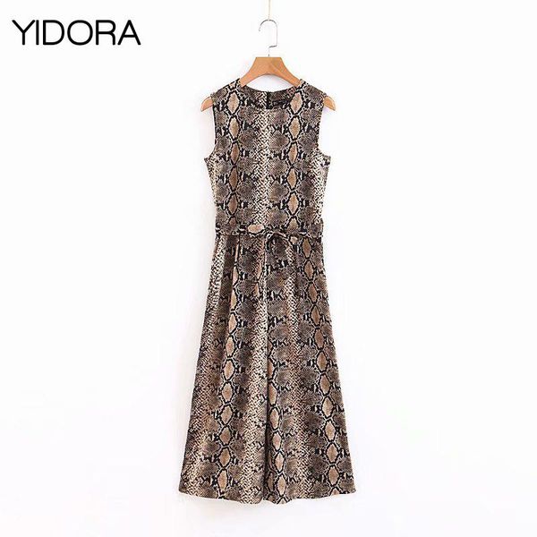 women's jumpsuits & rompers women sleeveless python printing jumpsuit with waist tie - 2021 fashion women/female snake print/snakeskin, Black;white
women's jumpsuits & rompers women sleeveless python printing jumpsuit with waist tie - 2021 fashion women/female snake print/snakeskin, Black;white
