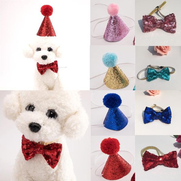 dog apparel christmas pet cat birthday hat and bow tie adjustable cute cloth solid color collar portable party headdress
dog apparel christmas pet cat birthday hat and bow tie adjustable cute cloth solid color collar portable party headdress
